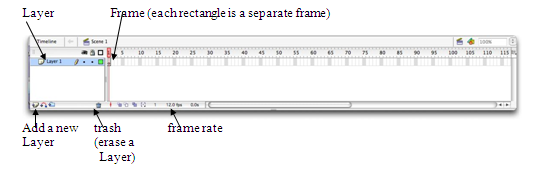 the timeline in Flash 8