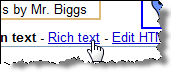 click rich text